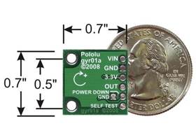 LISY300AL Single-Axis Gyro Dimensions
